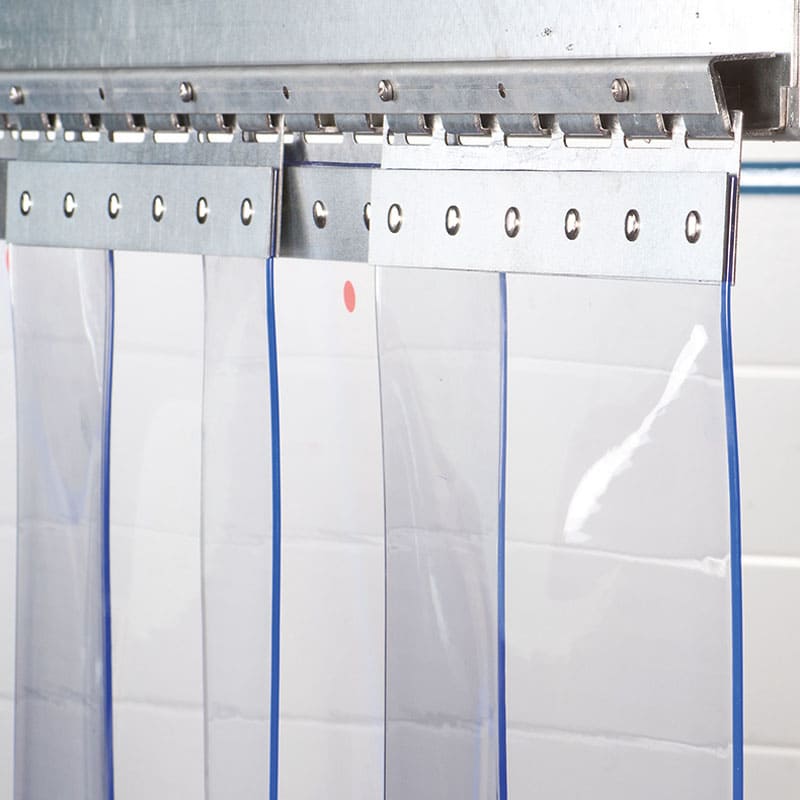 PVC-Streifenvorhang Hakensystem geschlossen EASY-HANG