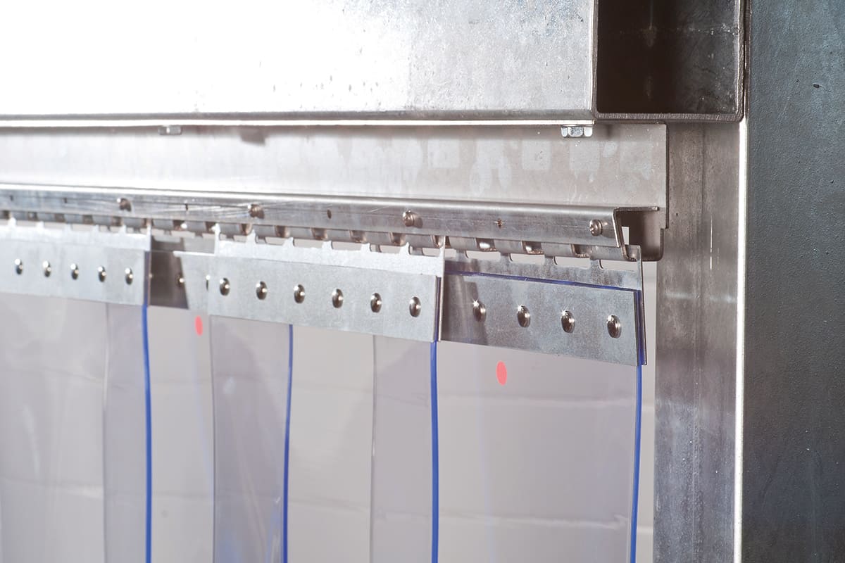 Lamellenvorhänge nach Maß & PVC Streifenvorhang transparent, PVC Streifenvorhang Hakensystem