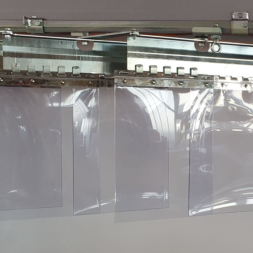 PVC Streifenvorhang transparent, PVC Streifenvorhang EASY HANG