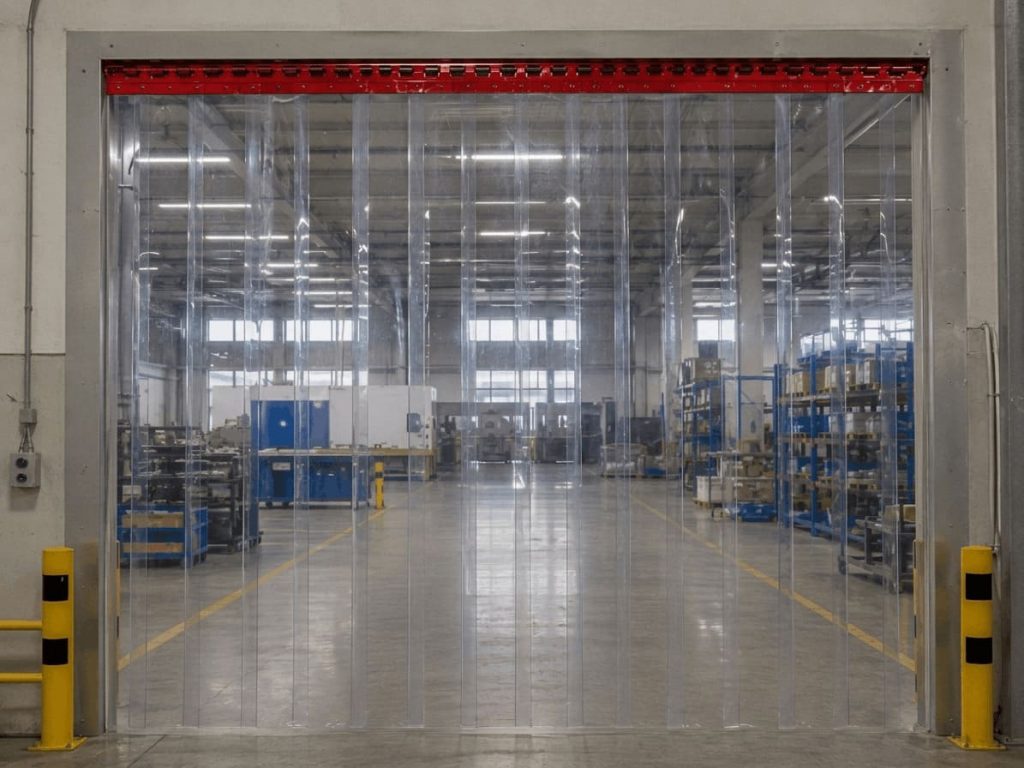 Hallenabtrennung Industrie: Bereiche flexibel trennen | EASY HANG