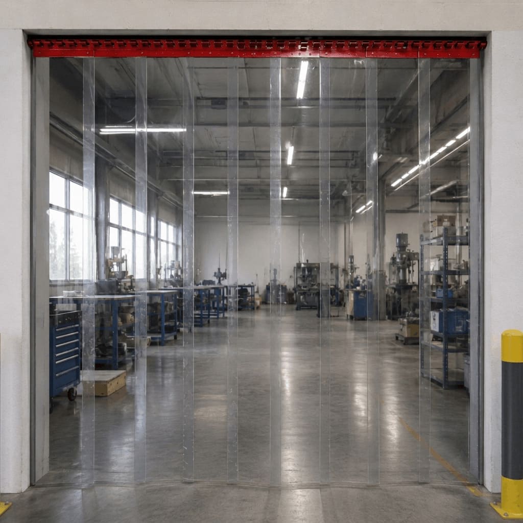 Hallenabtrennung Industrie: Bereiche flexibel trennen | EASY HANG