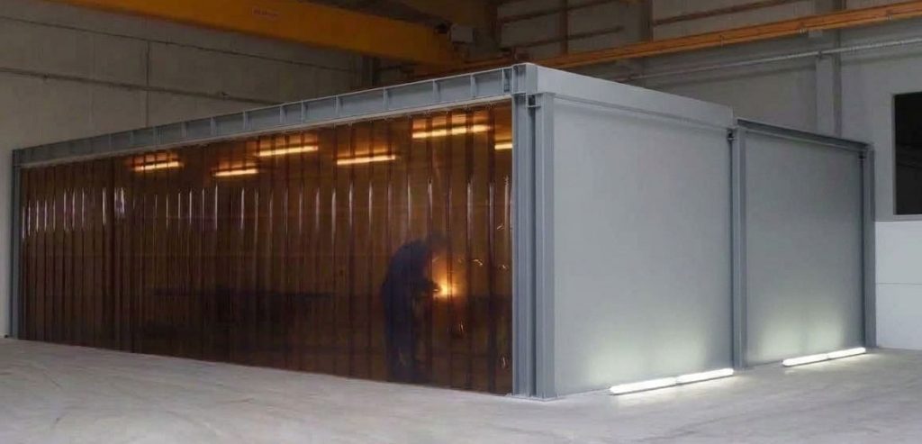 Schweißkabine Anwendungen Schweißerschutz EASY HANG